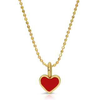 Accent Enamel Heart Charm