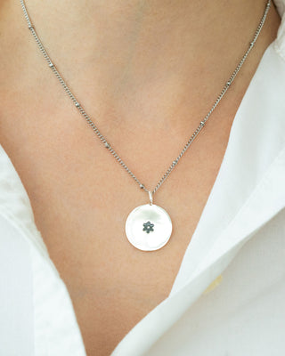 Large Engravable Flower Charm