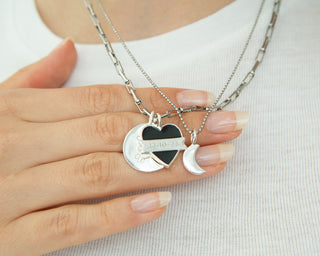 Large Engravable Heart Charm