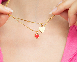 Small Engravable Heart Charm