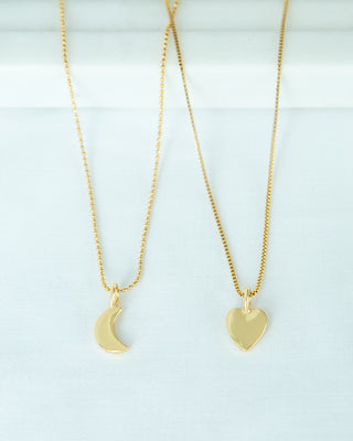 Small Engravable Moon Charm