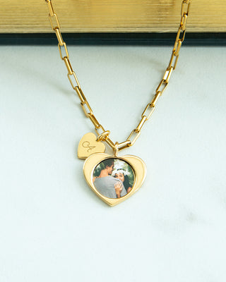 Small Engravable Heart Charm