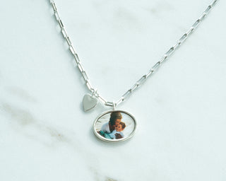 Oval Photo Charm