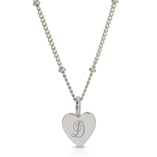 Small Engravable Heart Charm