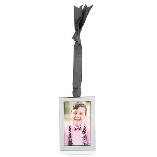 Photo Ornament - Vertical - Silver