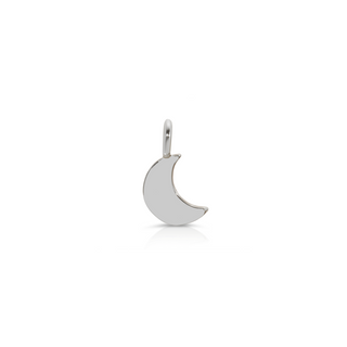 Small Engravable Moon Charm